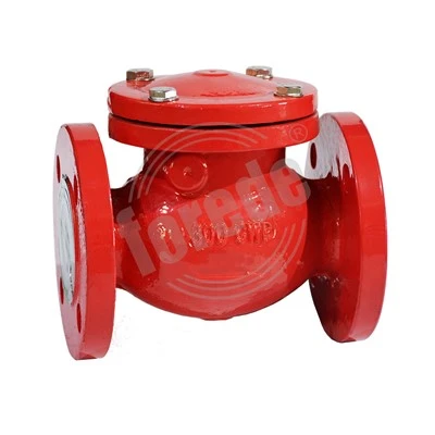 Přírubové konce zpětného ventilu